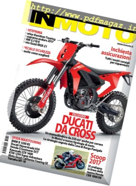 In Moto – Ottobre 2016 Cover
