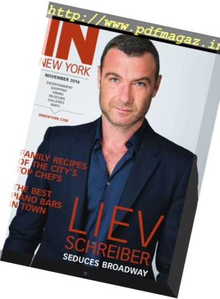 IN New York – November 2016 Cover