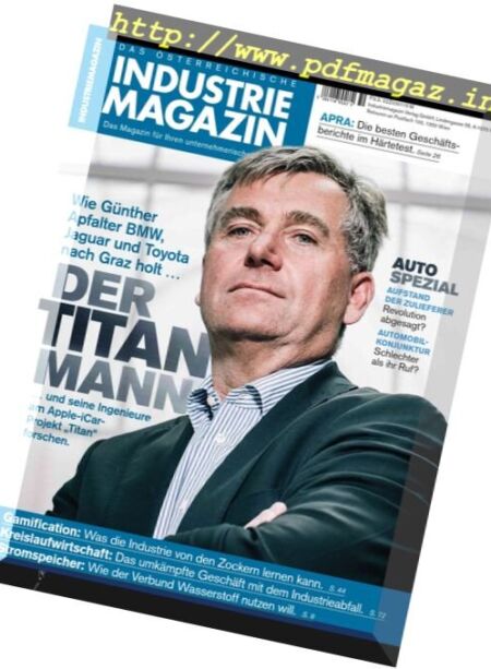 Industrie Magazin – Oktober 2016 Cover