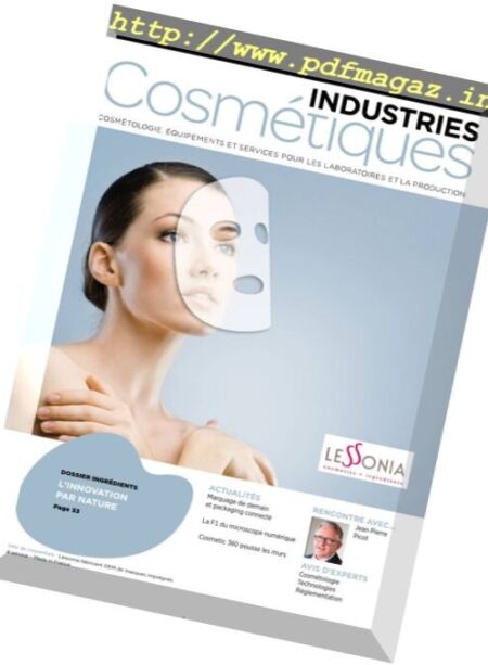 Industries Cosmetiques – Septembre 2016 Cover