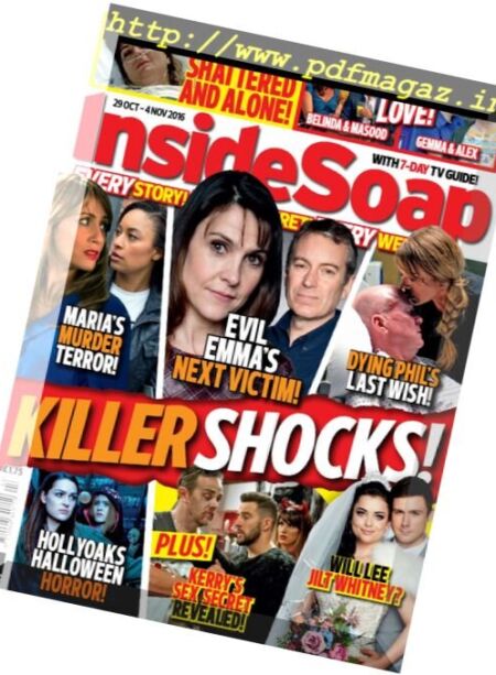 Inside Soap UK – 29 October 2016 Cover