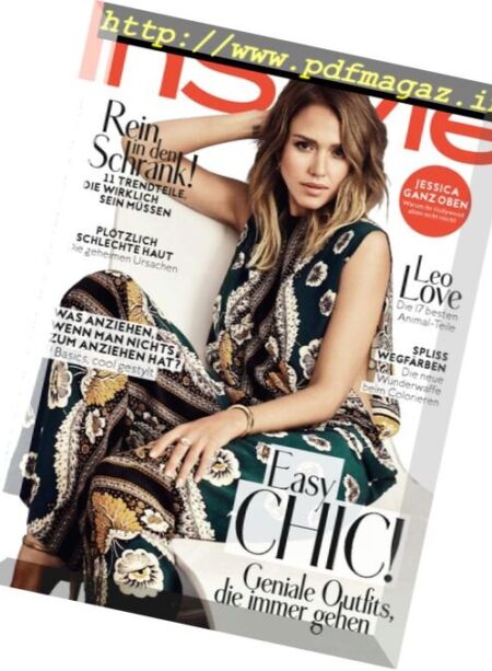 InStyle Germany – Oktober 2016 Cover