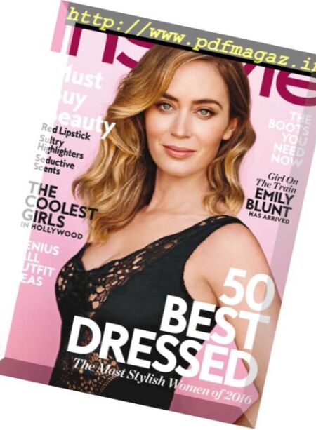 InStyle USA – November 2016 Cover