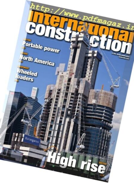 international construction – September 2016 Cover
