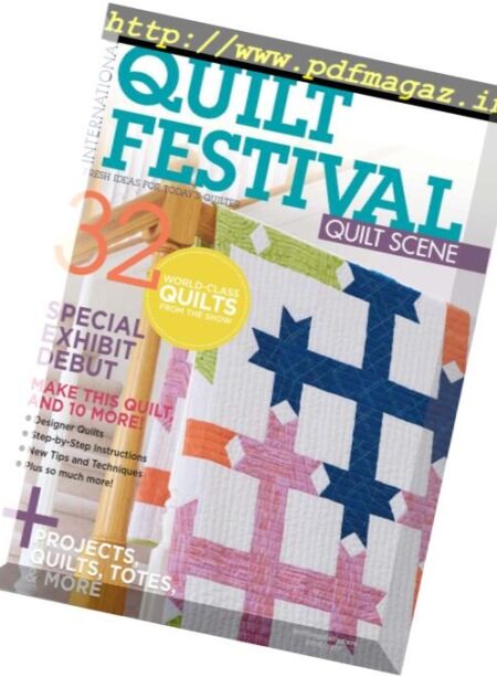 International Quilt Festival – Quilt Scene 2016 Cover