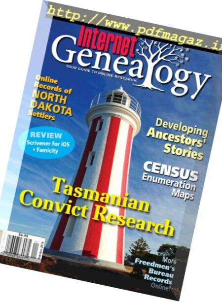 Internet Genealogy – October-November 2016 Cover