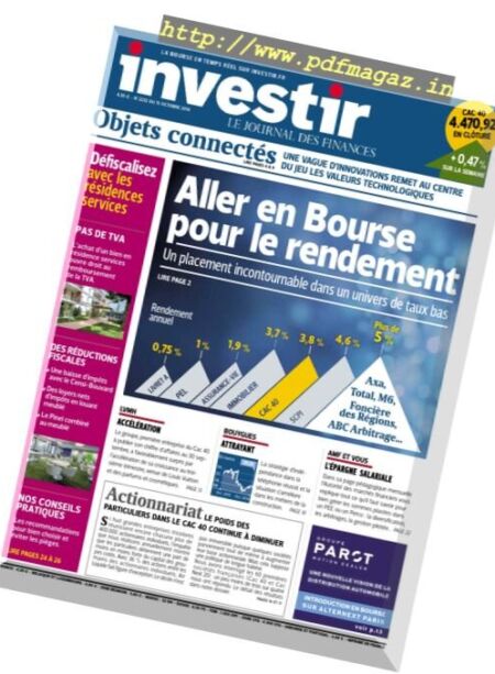 investir – 15 Octobre 2016 Cover