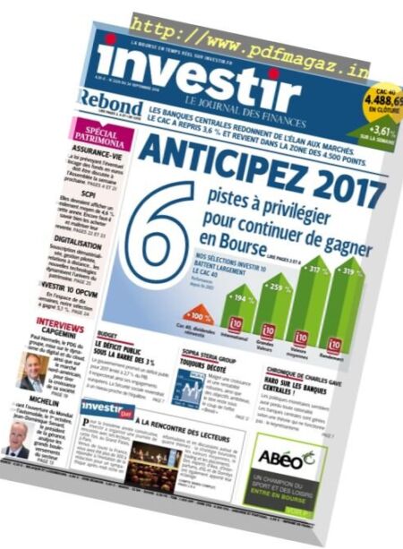 Investir – 24 Septembre 2016 Cover