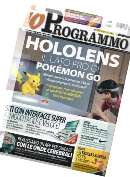 Io Programmo – Settembre 2016 Cover