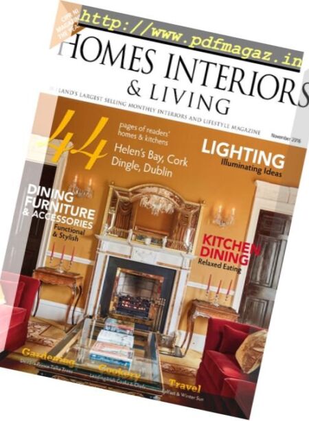 Ireland’s Homes Interiors & Living – November 2016 Cover