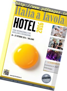 Italia a Tavola – Ottobre 2016