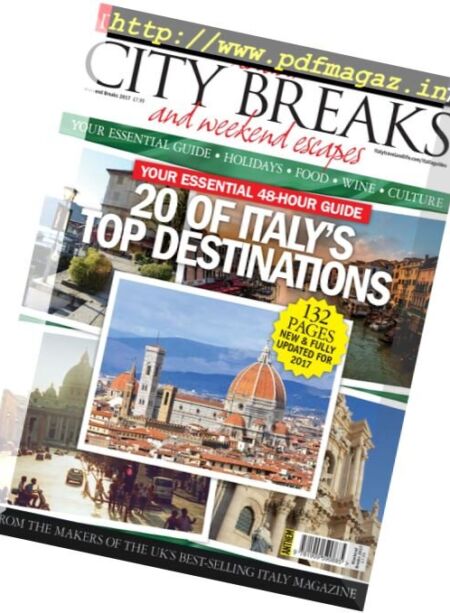 Italia! Guide – City Breaks 2017 Cover