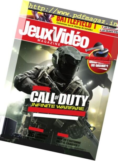 Jeux Video Magazine – Novembre 2016 Cover