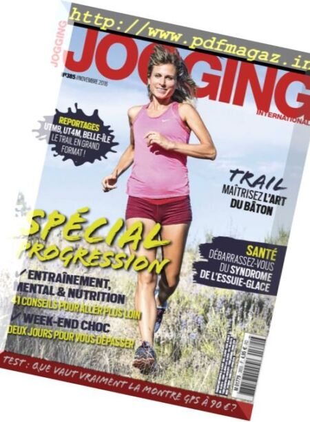 Jogging International – Novembre 2016 Cover