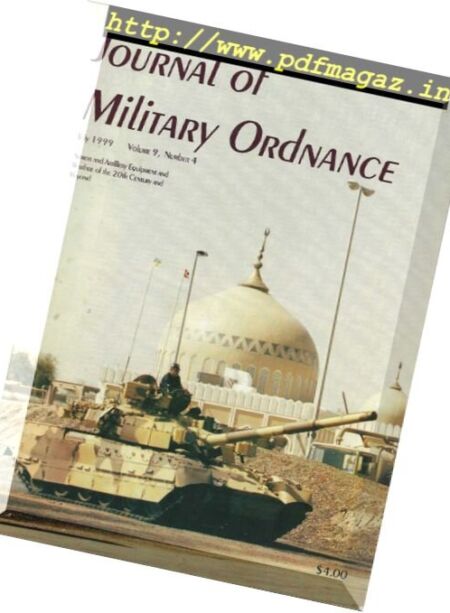 Journal of Military Ordnance – July 1999 Cover