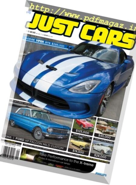 Just Cars – September 2016 Cover