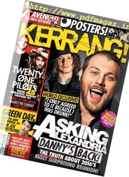 Kerrang! – 5 November 2016 Cover