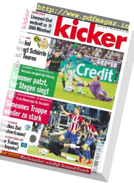 Kicker – 29 September 2016 Cover