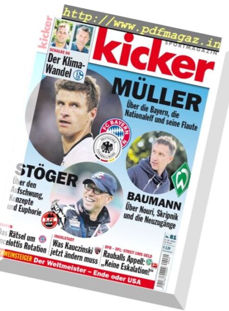 Kicker – 6 Oktober 2016 Cover