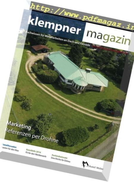 Klempner Magazin – Nr.7, 2016 Cover