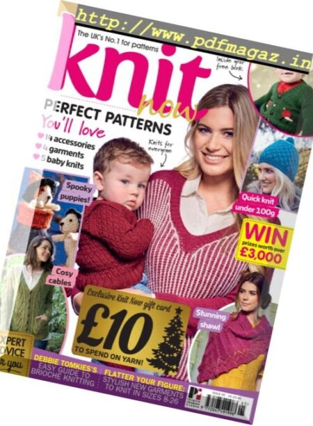 Knit Now – Issue 65, 2016 Cover
