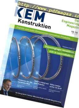 Konstruktion Entwicklung Management – Nr.10, 2016