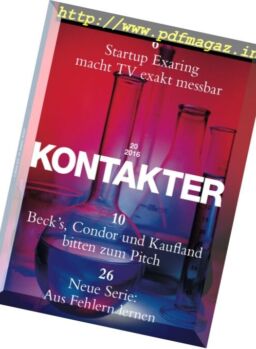 Kontakter – Nr.20, 2016