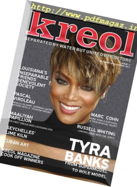 Kreol Magazine – October 2016 – January 2017 Cover