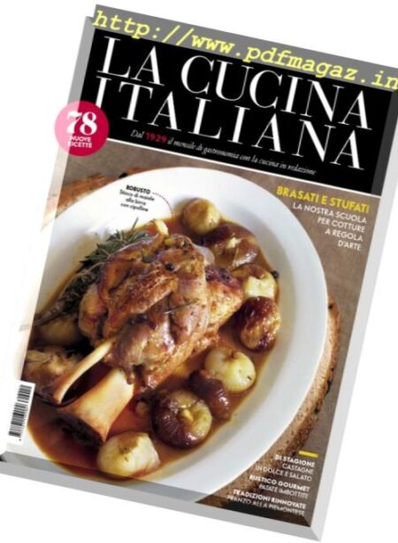 La Cucina Italiana – Novembre 2016 Cover