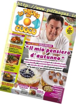 La Prova del Cuoco – Ottobre 2016