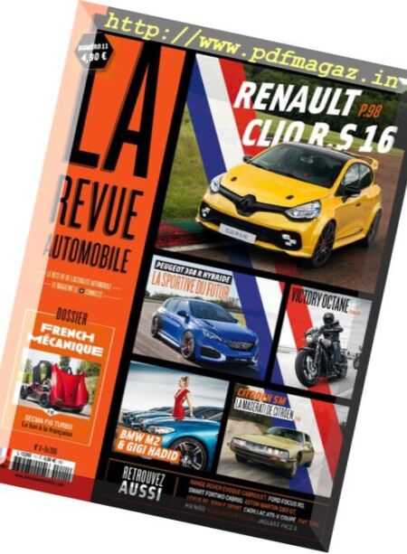 La Revue Automobile – Ete 2016 Cover