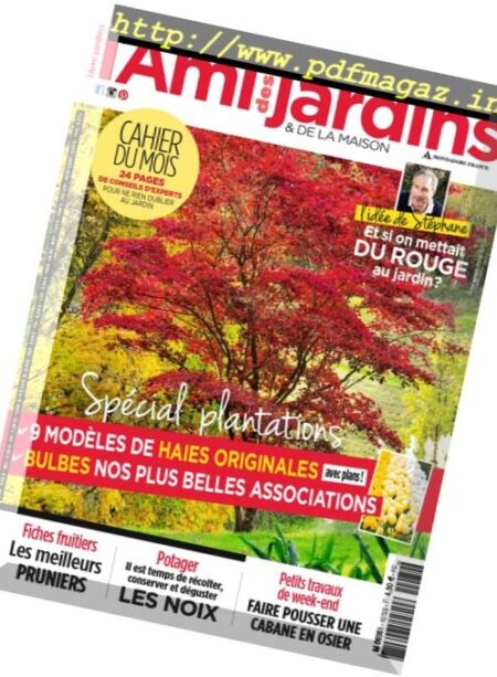 L’Ami des Jardins – Novembre 2016 Cover