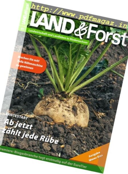 Land & Forst – 13 Oktober 2016 Cover