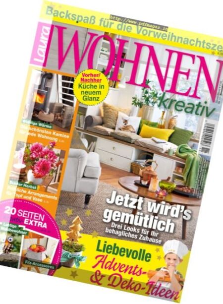 Laura Wohnen Kreativ – November 2016 Cover