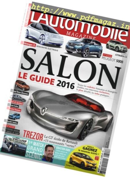 L’Automobile – Novembre 2016 Cover