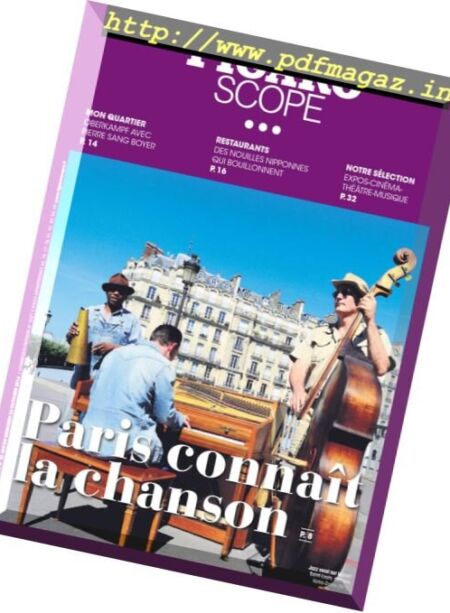 Le Figaroscope – 26 Octobre 2016 Cover