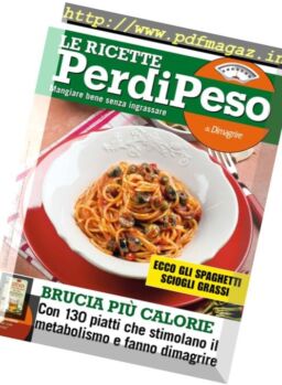 Le Ricette PerdiPeso – Novembre 2015