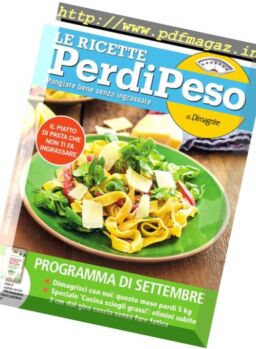 Le Ricette PerdiPeso – Settembre 2016