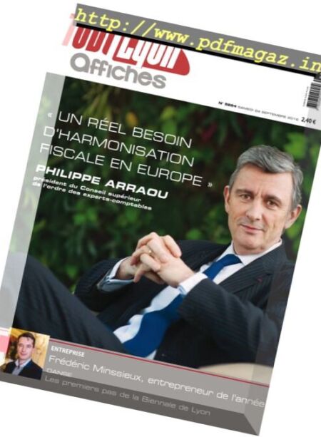 Le Tout Lyon – 24 Septembre 2016 Cover