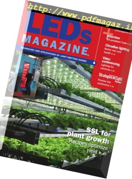 LEDs Magazine – September 2016 Cover