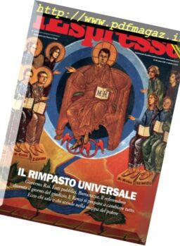 L’Espresso – 2 Ottobre 2016