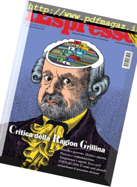 L’Espresso – 9 Ottobre 2016 Cover