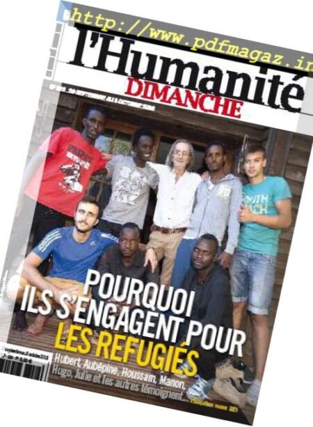 L’Humanite Dimanche – 29 Septembre au 5 Octobre 2016 Cover