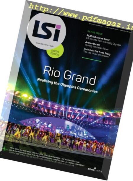 Lighting & Sound International – October 2016 Cover