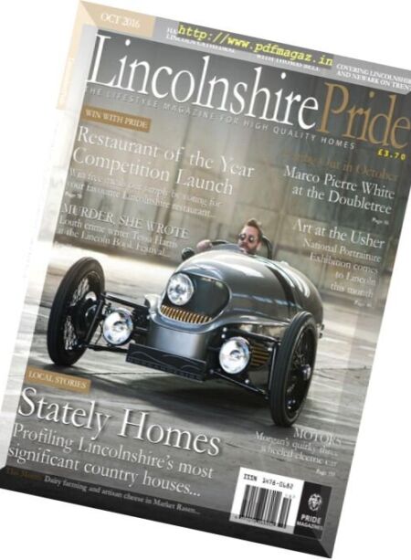 Lincolnshire Pride – October 2016 Cover