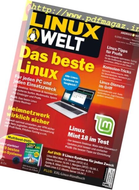 LinuxWelt – Oktober-November 2016 Cover