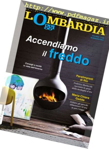 Lombardia Oggi – 25 Settembre 2016 Cover