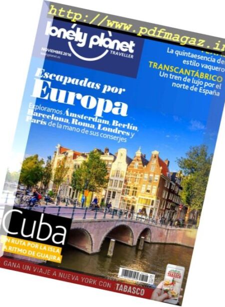 Lonely Planet Traveller Spain – Noviembre 2016 Cover