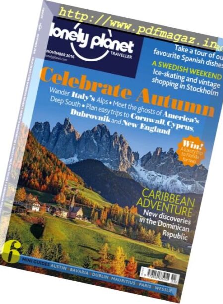 Lonely Planet Traveller UK – November 2016 Cover
