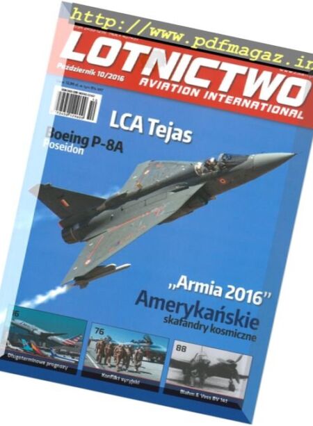 Lotnictwo Aviation International – Pazdziernik 2016 Cover